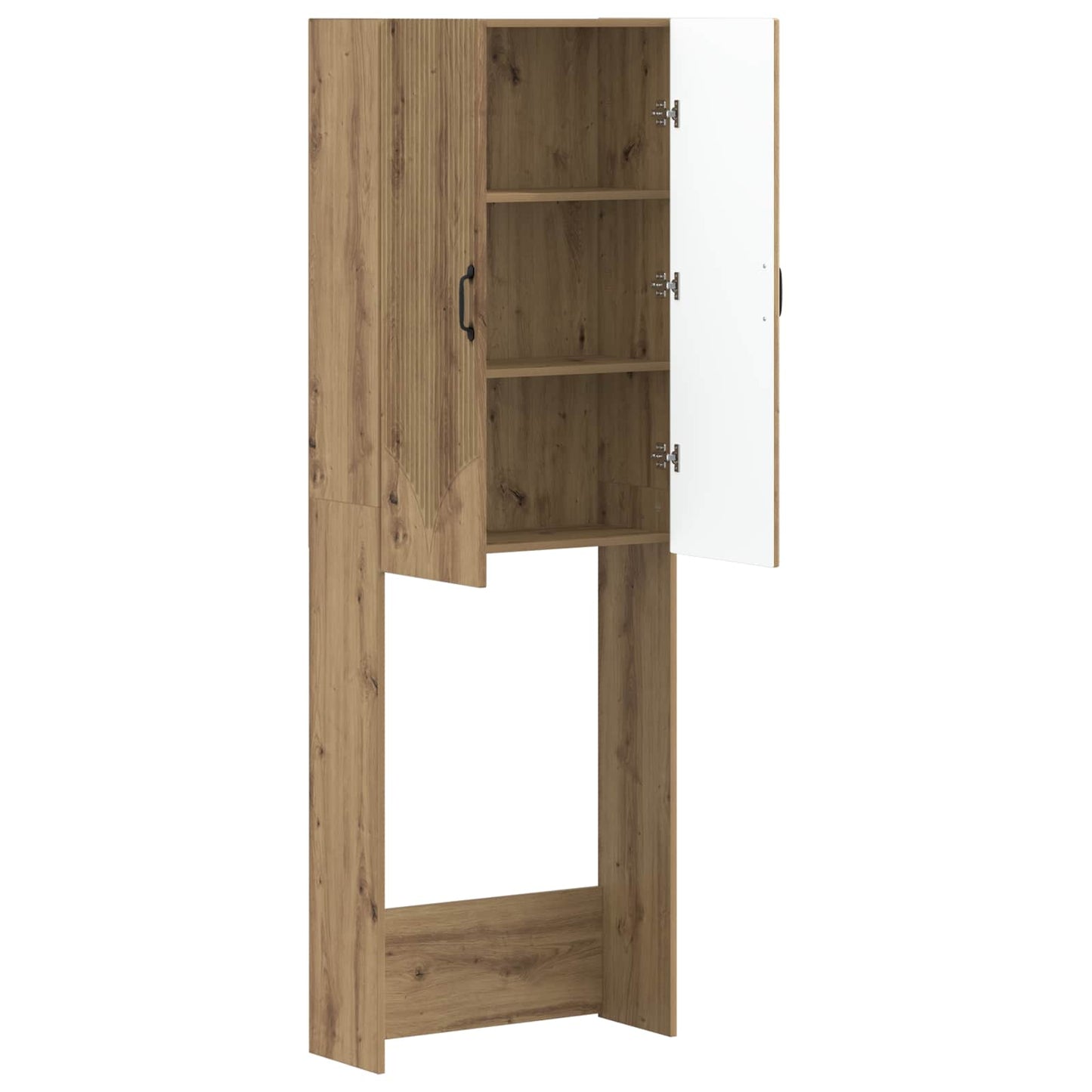 vidaXL Ντουλάπα τουαλέτας HOORN Artisan Δρυς 66 x 25,5 x 190 εκ.