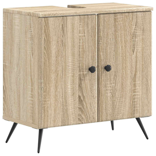 vidaXL Ντουλάπα Νιπτήρα Mπάνιου BREDA Sonoma Δρυς 59,5 x 31,5 x 59 εκ.
