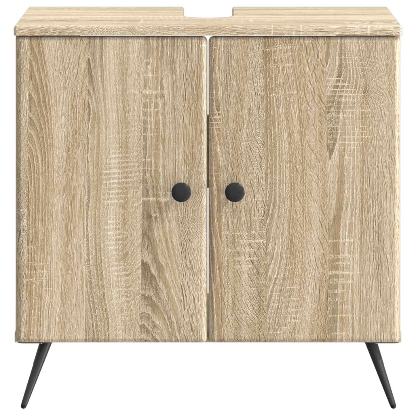vidaXL Ντουλάπα Νιπτήρα Mπάνιου BREDA Sonoma Δρυς 59,5 x 31,5 x 59 εκ.