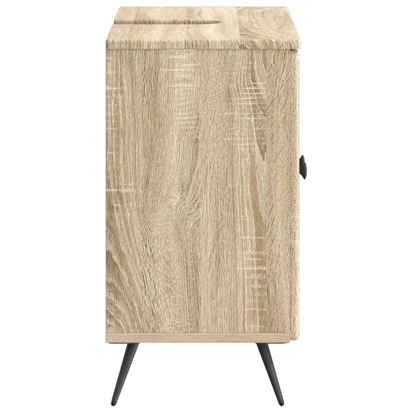 vidaXL Ντουλάπα Νιπτήρα Mπάνιου BREDA Sonoma Δρυς 59,5 x 31,5 x 59 εκ.