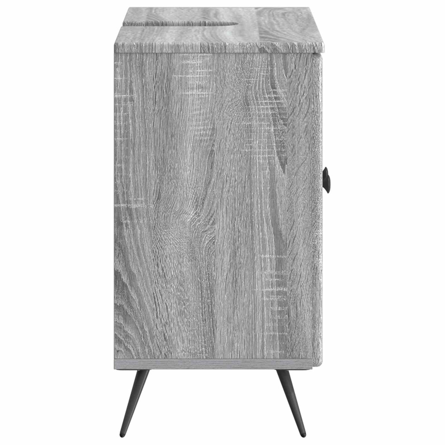vidaXL Ντουλάπα Νιπτήρα Mπάνιου BREDA Γκρι Sonoma 59,5 x 31,5 x 59 εκ.