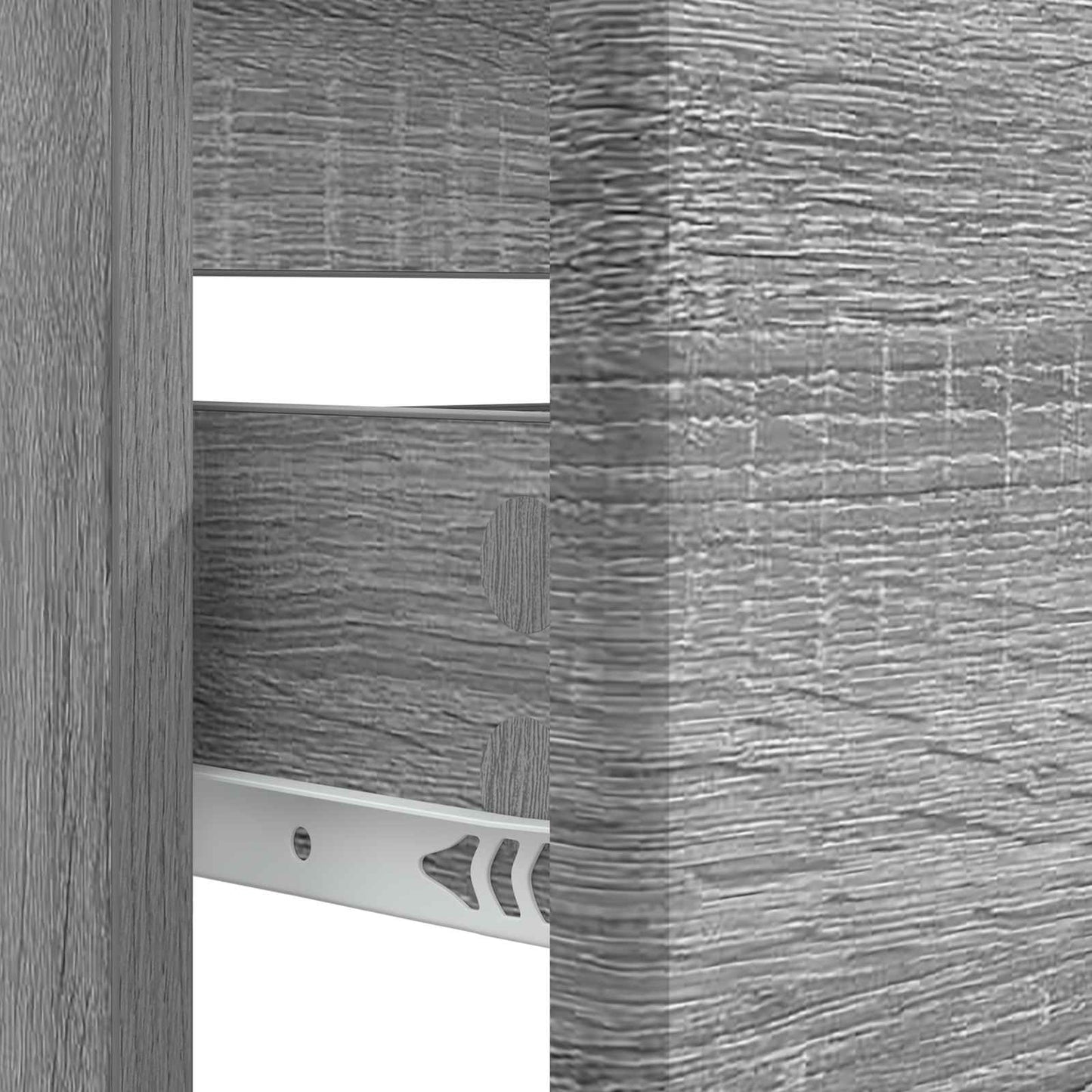 vidaXL Ντουλάπα Νιπτήρα Mπάνιου BREDA Γκρι Sonoma 82 x 41 x 59 εκ