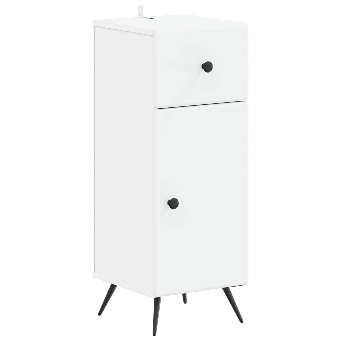 vidaXL Ντουλάπι Αποθήκευσης Μπάνιου BREDA Λευκό 30 x 31 x 80 εκ.