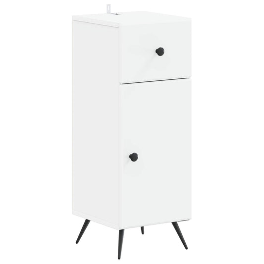 vidaXL Ντουλάπι Αποθήκευσης Μπάνιου BREDA Λευκό 30 x 31 x 80 εκ.