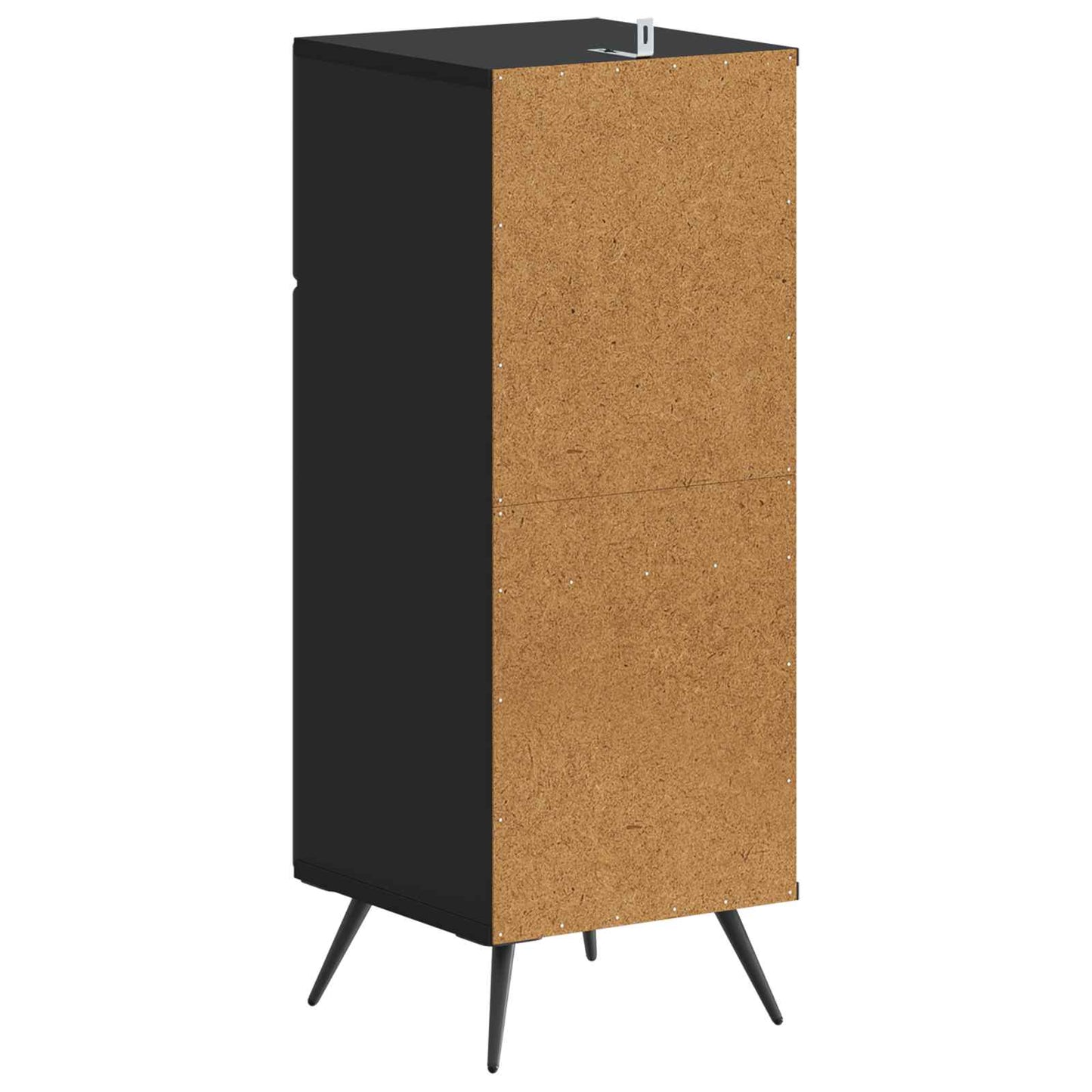 vidaXL Ντουλάπι Αποθήκευσης Μπάνιου BREDA Μαύρο 30 x 31 x 80 εκ.