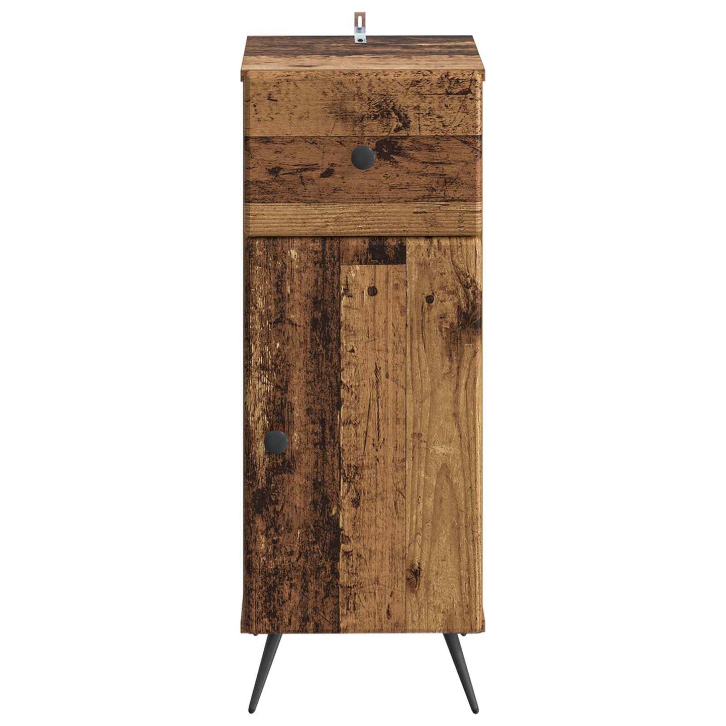 vidaXL Ντουλάπι Αποθήκευσης Μπάνιου BREDA Παλαιωμένο ξύλο