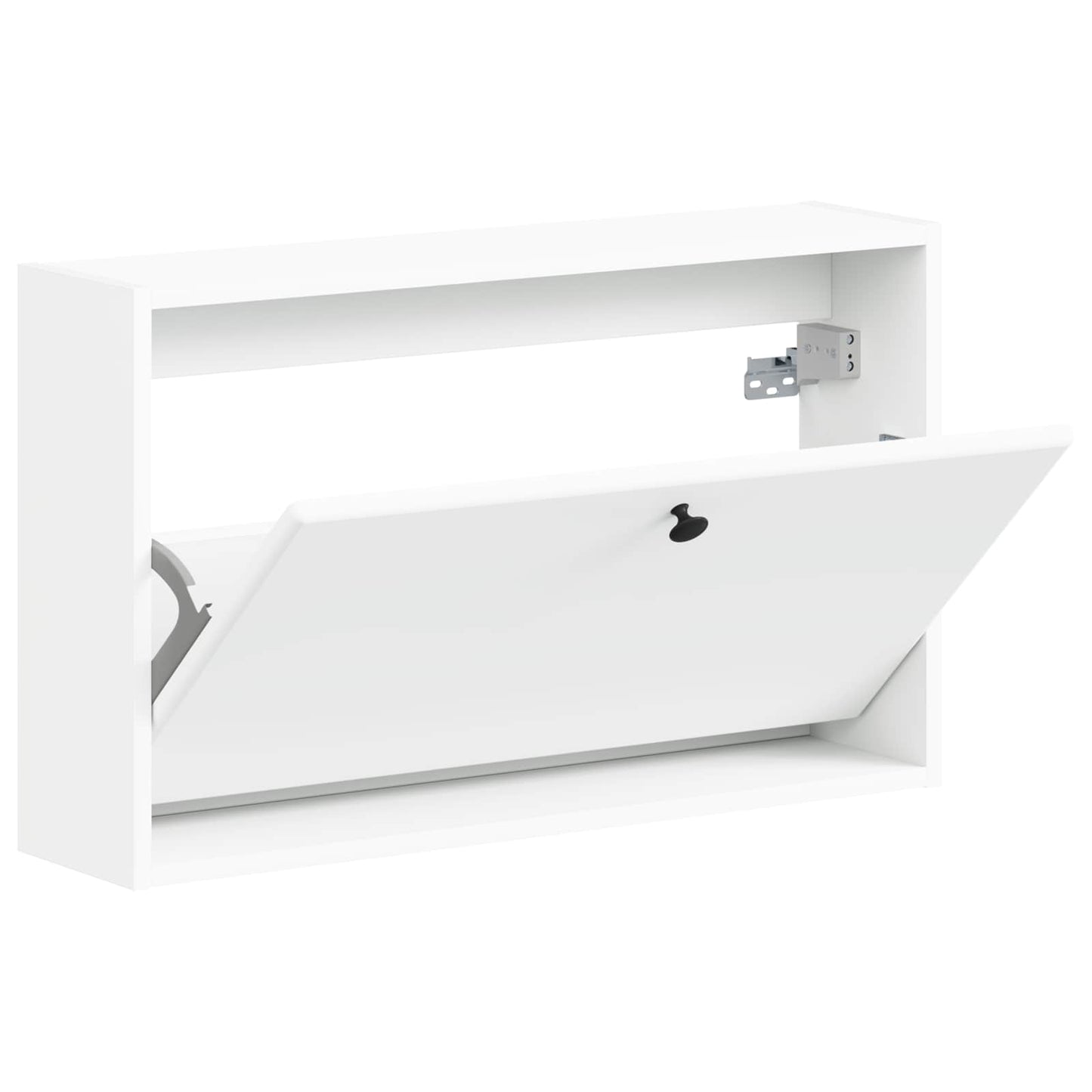 vidaXL Τοίχου Ντουλάπα Παπουτσιών BREDA 71 x 17 x 43 εκ Λευκό