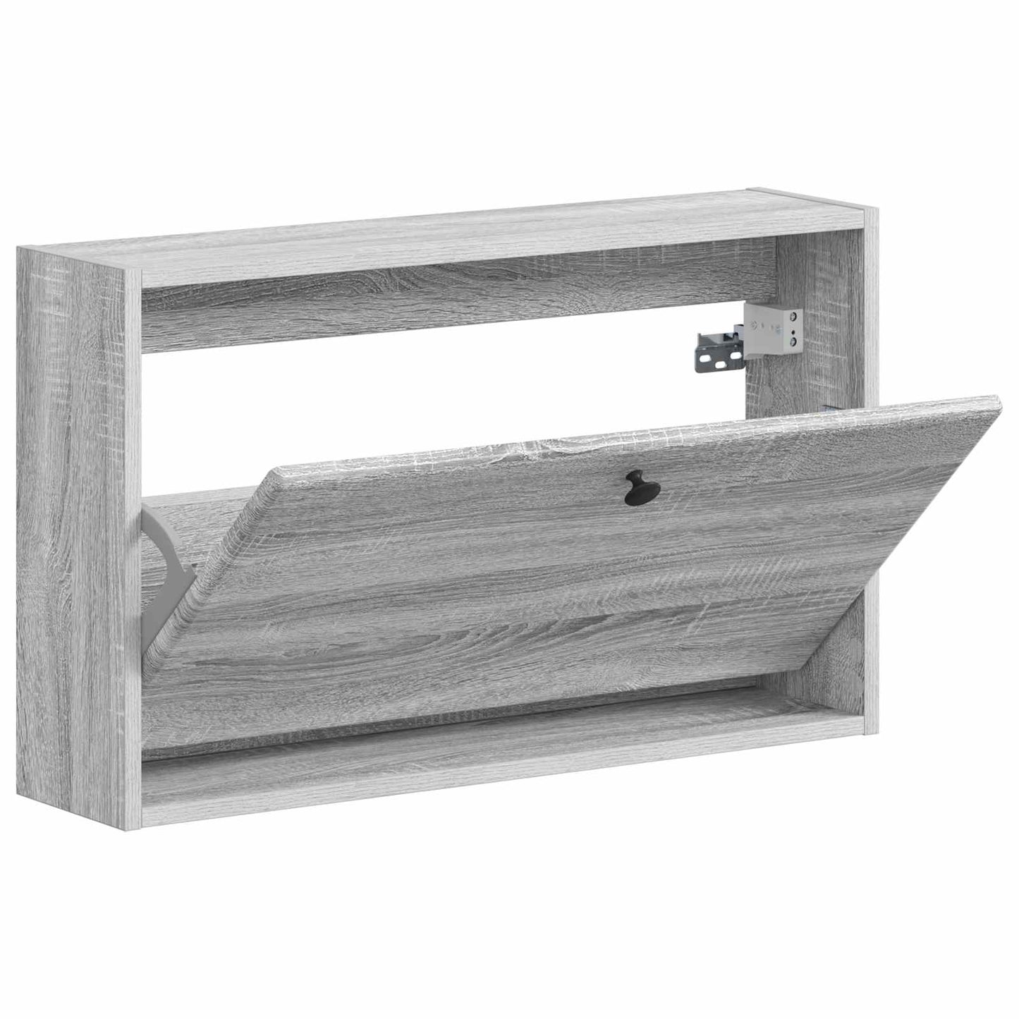 vidaXL Τοίχου Ντουλάπα Παπουτσιών BREDA 71 x 17 x 43 εκ Γκρι Sonoma