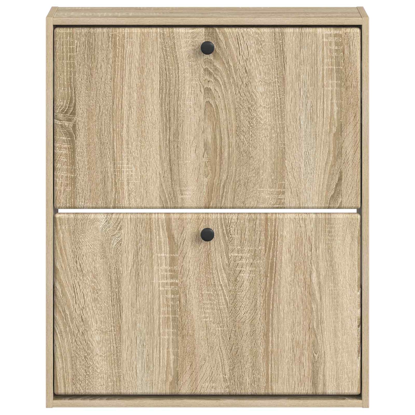 vidaXL Τοίχου Ντουλάπα Παπουτσιών BREDA 71 x 17 x 86 εκ. Sonoma Δρυς