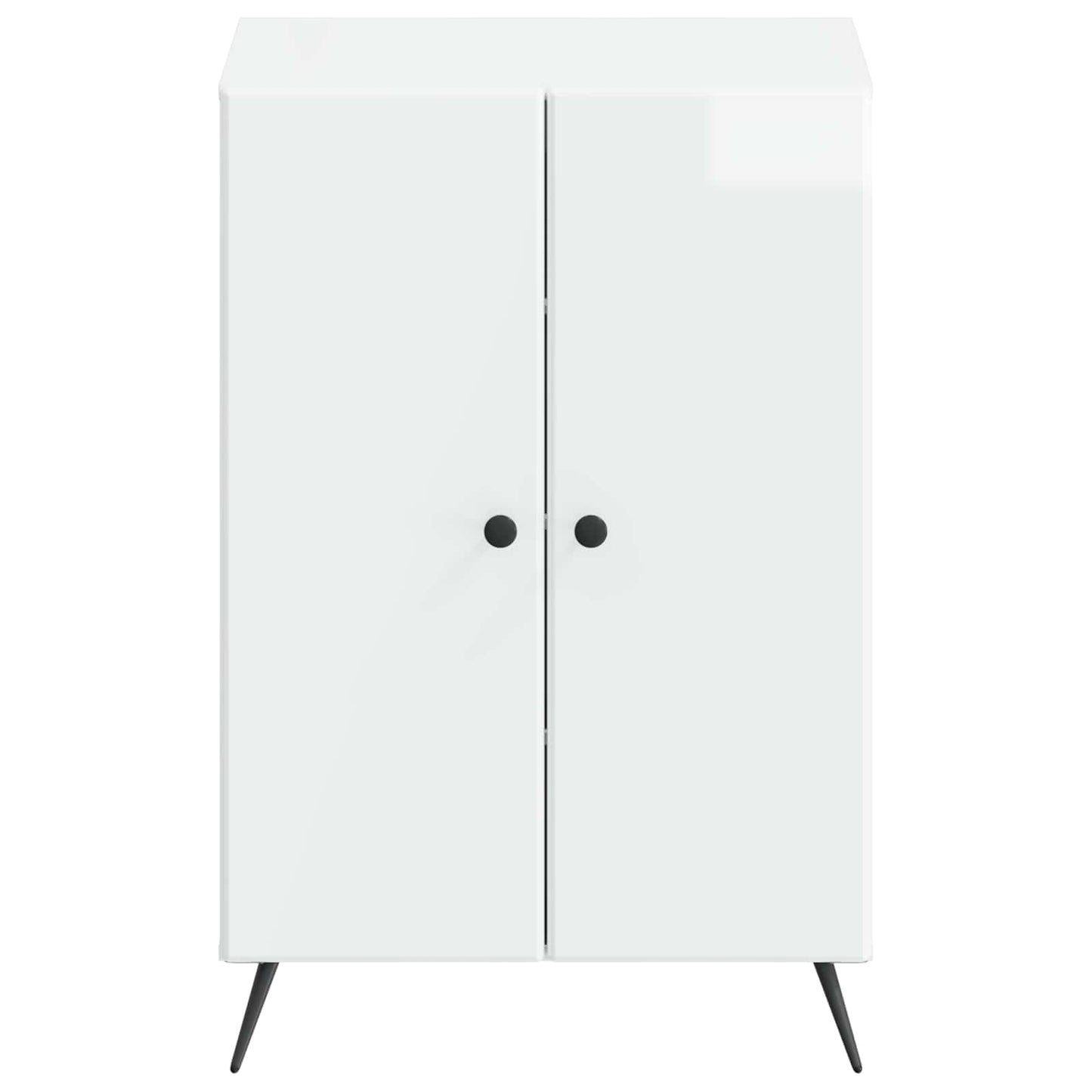 vidaXL Ντουλάπα Παπουτσιών BREDA 59,5 x 39,5 x 90 εκ. Γυαλιστερό Λευκό