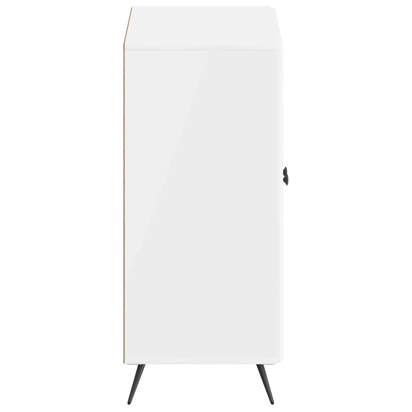 vidaXL Ντουλάπα Παπουτσιών BREDA 59,5 x 39,5 x 90 εκ. Γυαλιστερό Λευκό
