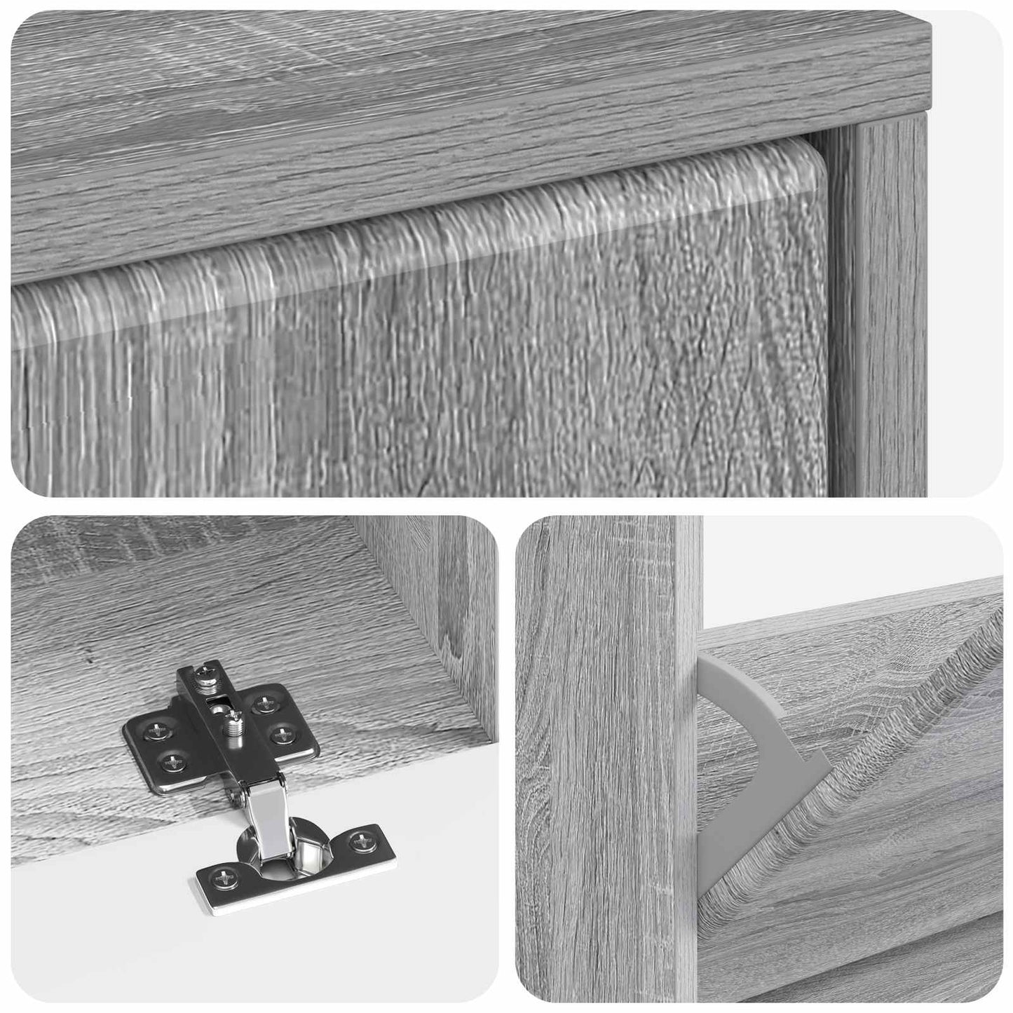 vidaXL Ντουλάπα Παπουτσιών BREDA 78 x 24 x 103 εκ. Επεξεργασμένο Ξύλο