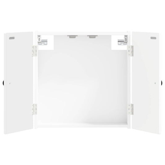 vidaXL Ντουλάπα Πινάκων Βελών BREDA Λευκό 52,5 x 10,5 x 53,5 εκ.