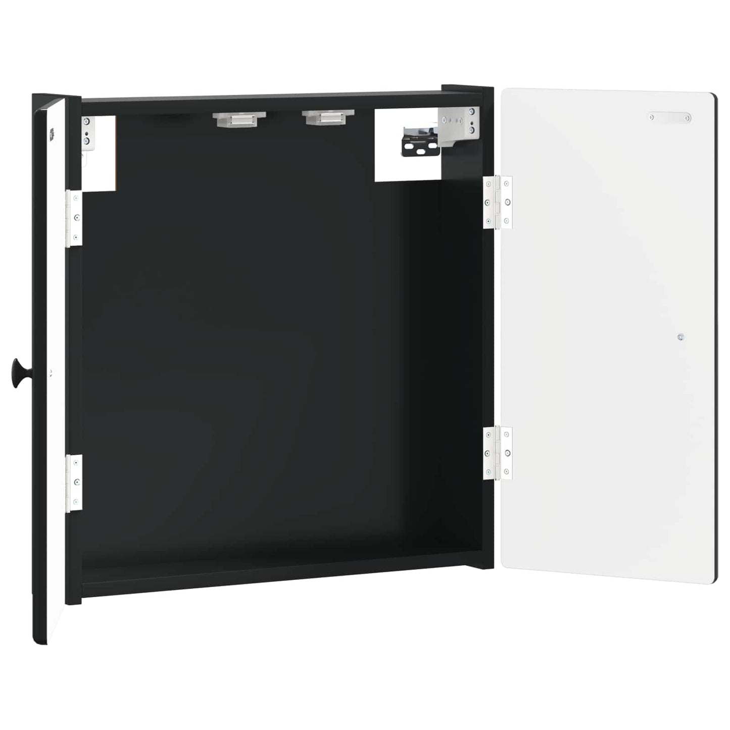 vidaXL Ντουλάπα Πινάκων Βελών BREDA Μαύρο 52,5 x 10,5 x 53,5 εκ.