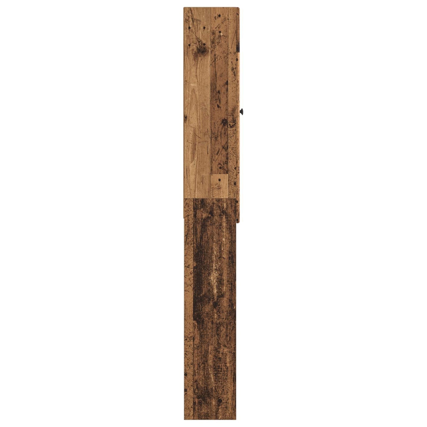 vidaXL Ντουλάπα τουαλέτας BREDA Παλαιωμένο ξύλο 66 x 25,5 x 190 εκ.