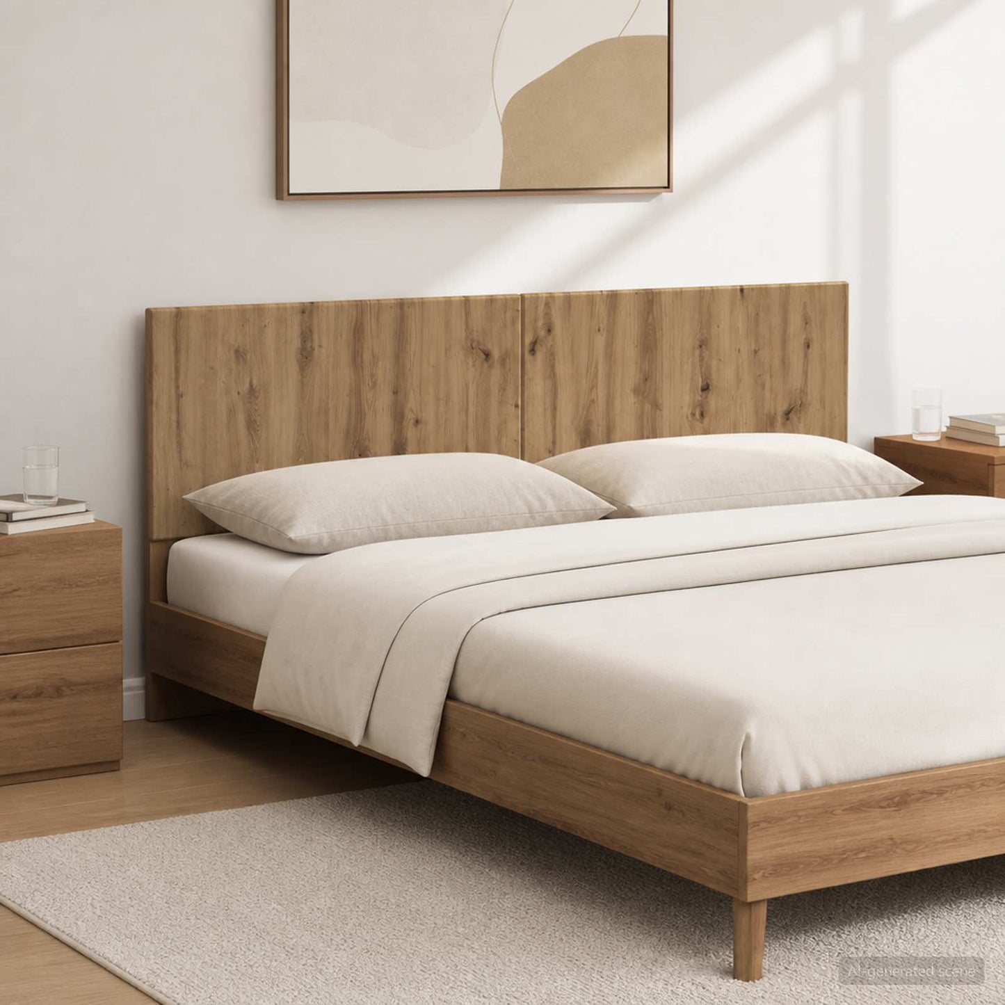vidaXL Κεφαλάρι Τοίχου BREDA Artisan Δρυς Επεξεργασμένο Ξύλο