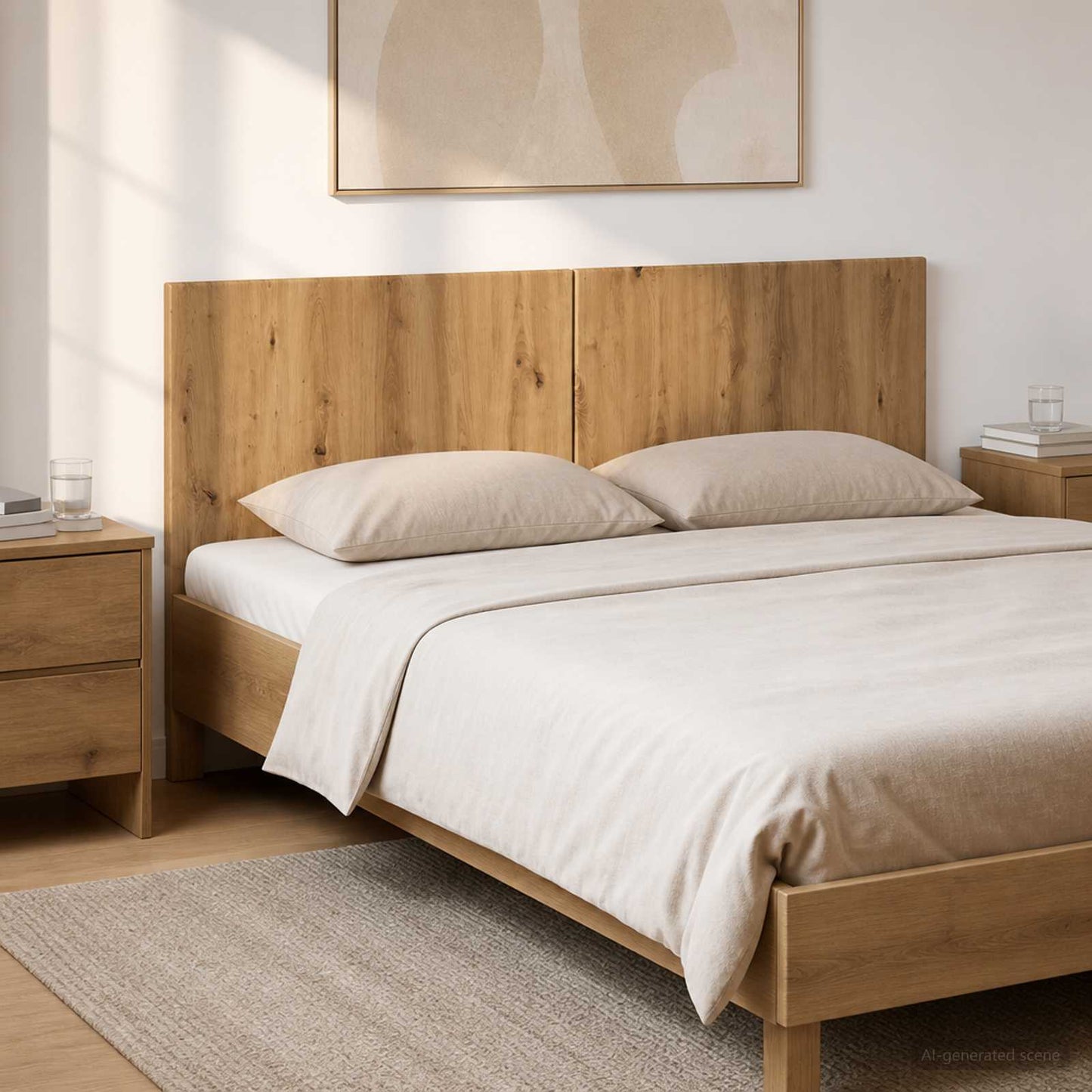 vidaXL Κεφαλάρι Τοίχου BREDA Artisan Δρυς Επεξεργασμένο Ξύλο