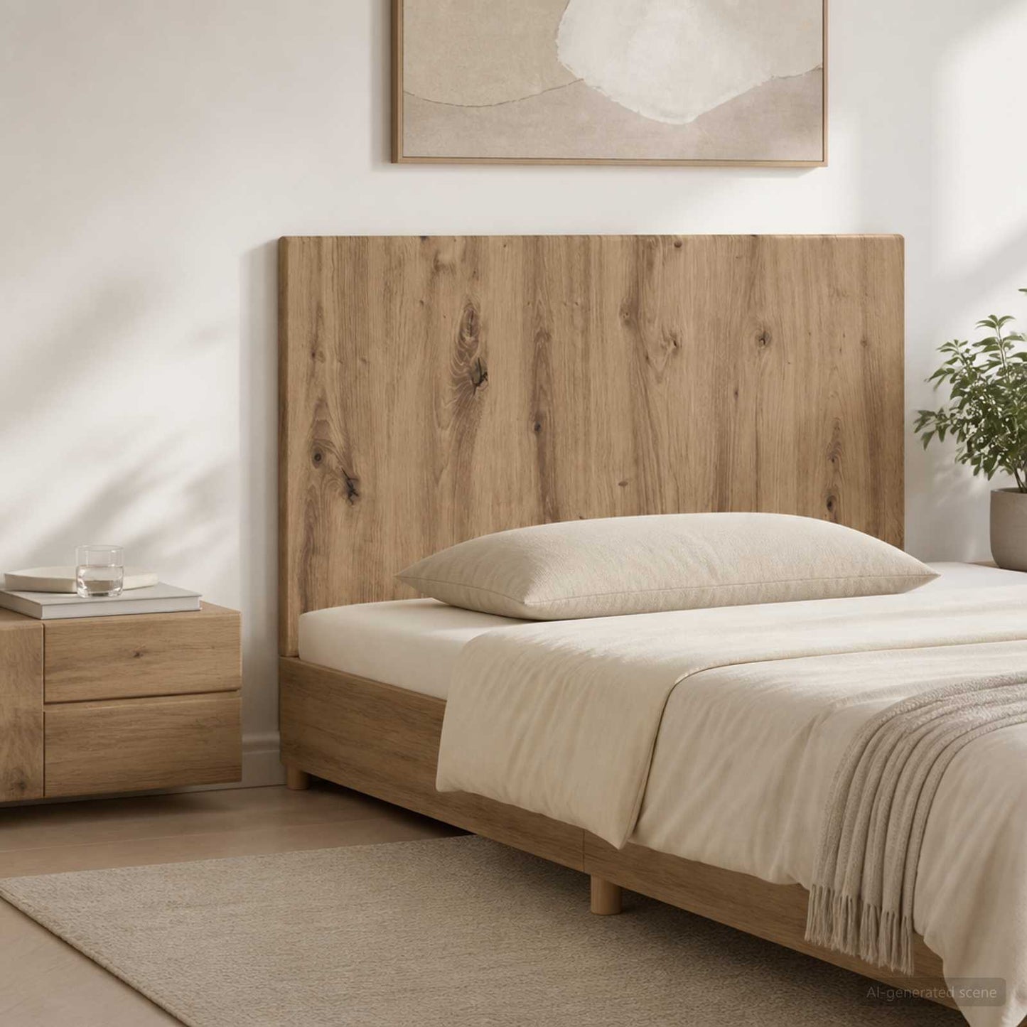 vidaXL Κεφαλάρι Τοίχου BREDA Artisan Δρυς Επεξεργασμένο Ξύλο