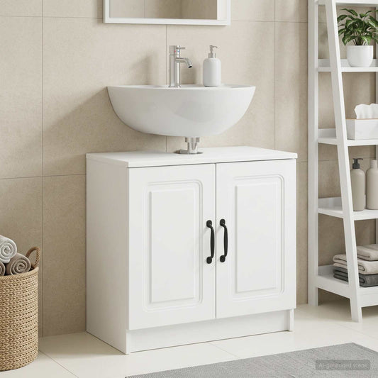 vidaXL Ντουλάπα Νιπτήρα Mπάνιου UTRECHT Λευκό 59,5 x 31,5 x 59 εκ.