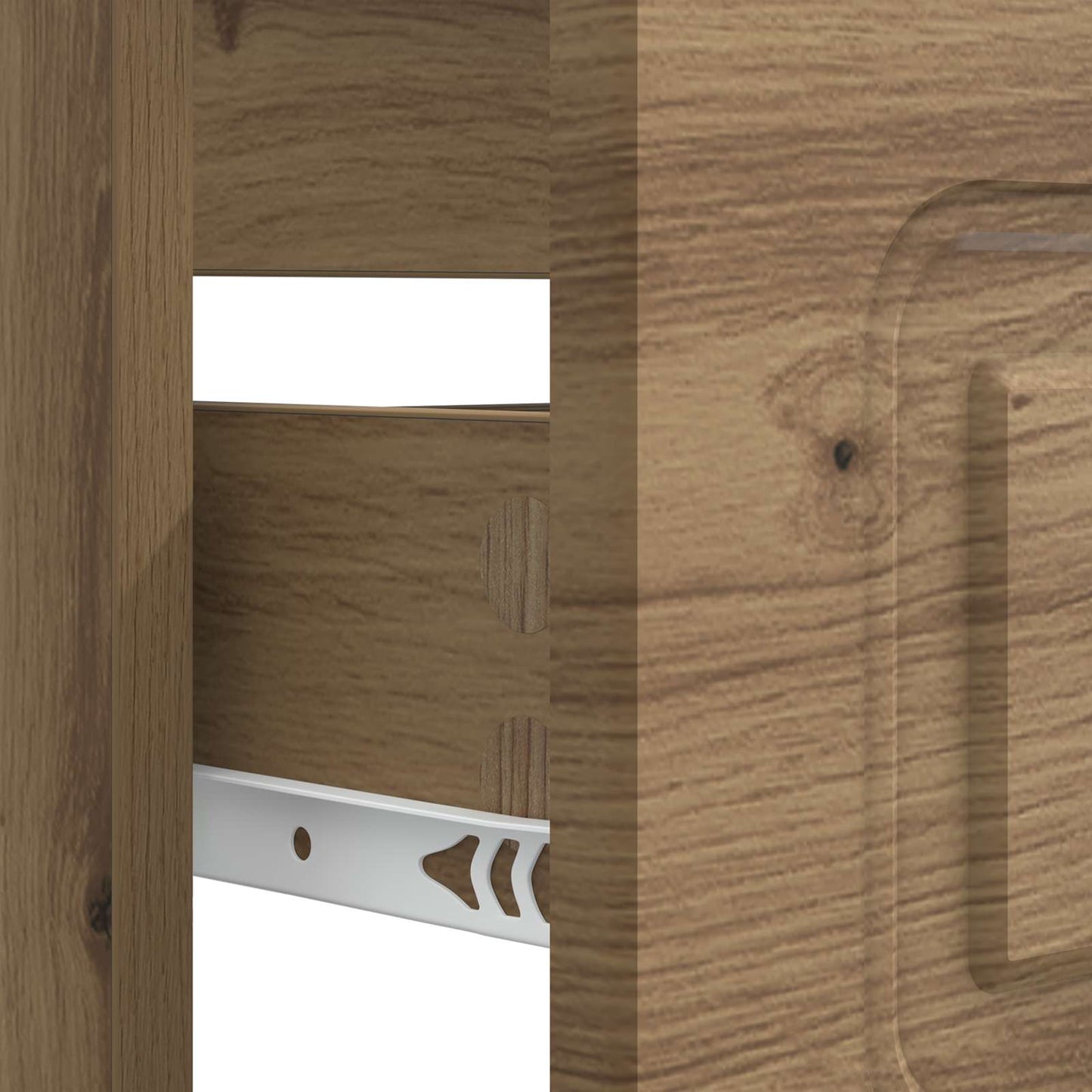 vidaXL Ντουλάπα Νιπτήρα Mπάνιου UTRECHT Artisan Δρυς 82 x 41 x 56 εκ.