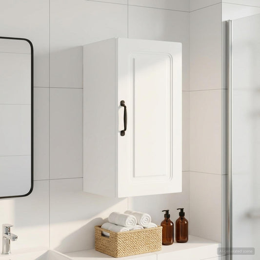 vidaXL Ντουλάπα τοίχου μπάνιου UTRECHT Λευκό 30 x 31 x 59 εκ.