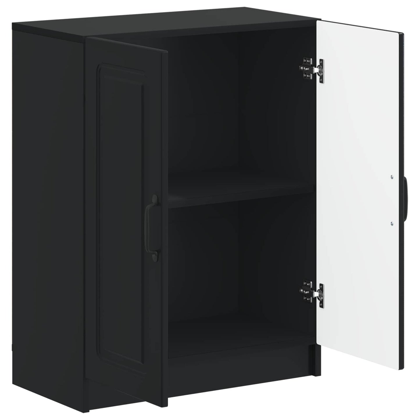 vidaXL Ντουλάπι Αποθήκευσης Μπάνιου UTRECHT Μαύρο 59,5 x 31 x 77 εκ.