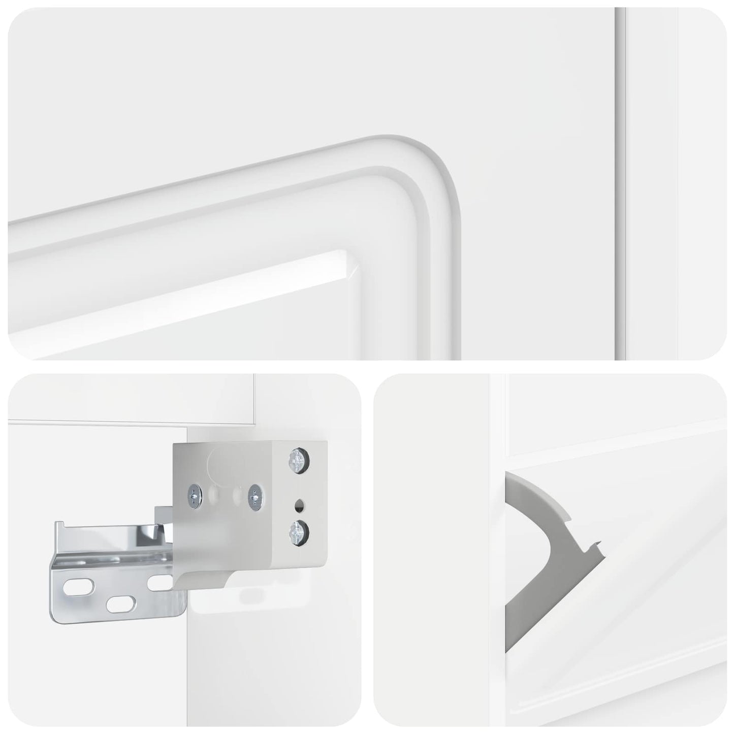 vidaXL Τοίχου Ντουλάπα Παπουτσιών UTRECHT 71 x 17 x 43 εκ