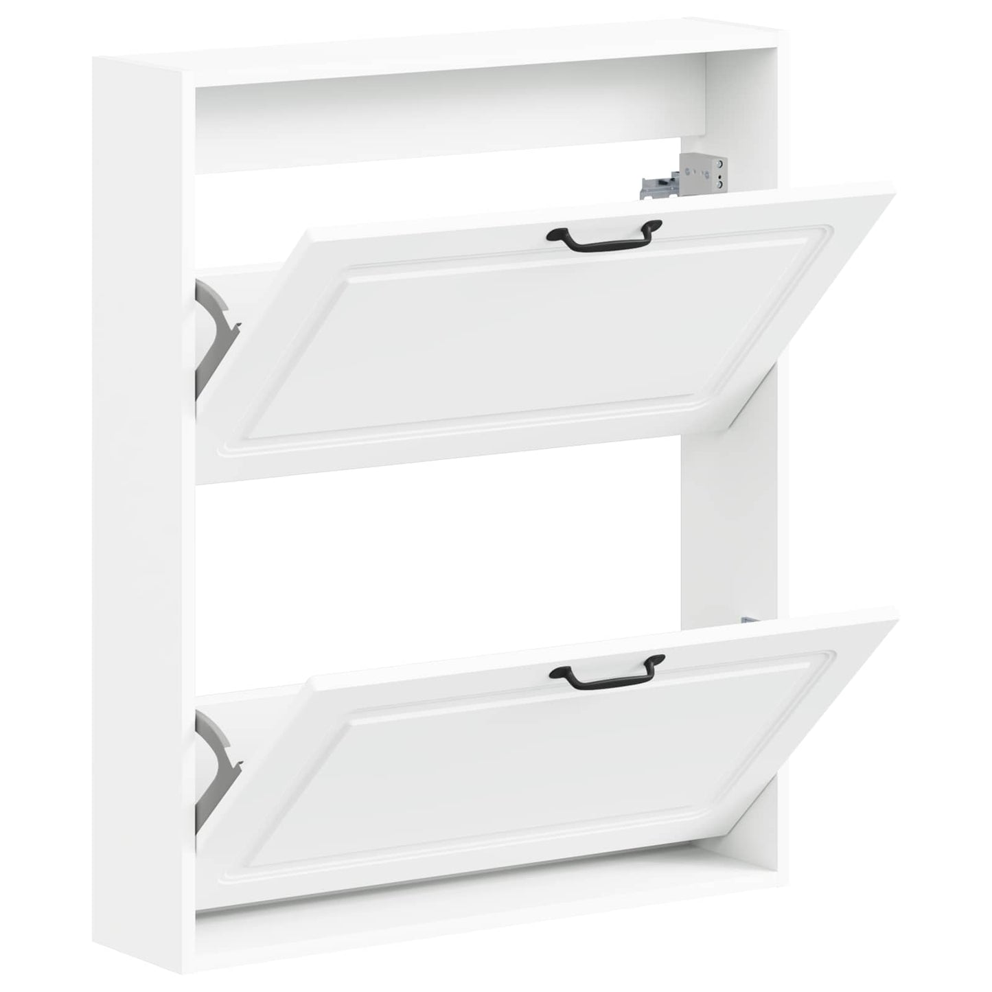 vidaXL Τοίχου Ντουλάπα Παπουτσιών UTRECHT 71 x 17 x 86 εκ. Λευκό