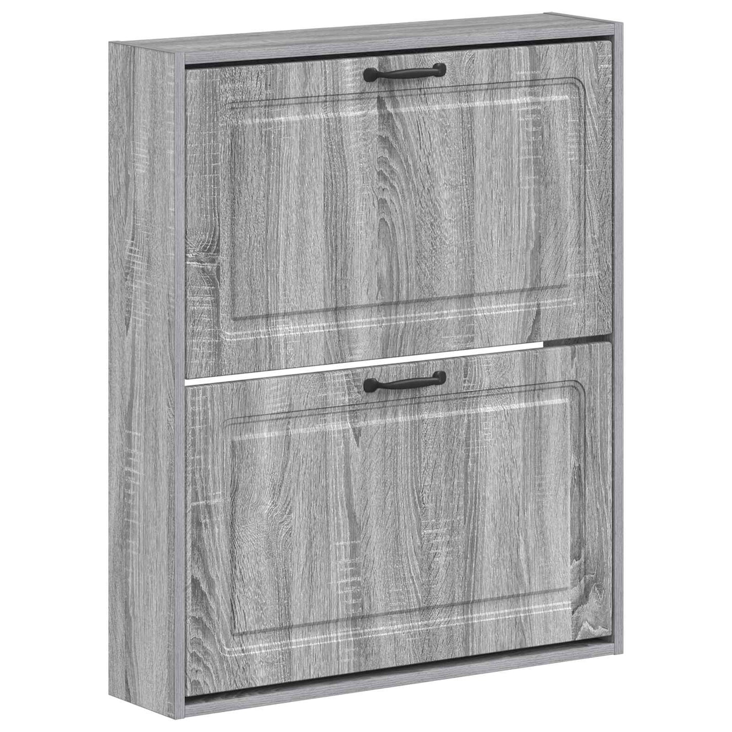 vidaXL Τοίχου Ντουλάπα Παπουτσιών UTRECHT 71 x 17 x 86 εκ. Γκρι Sonoma