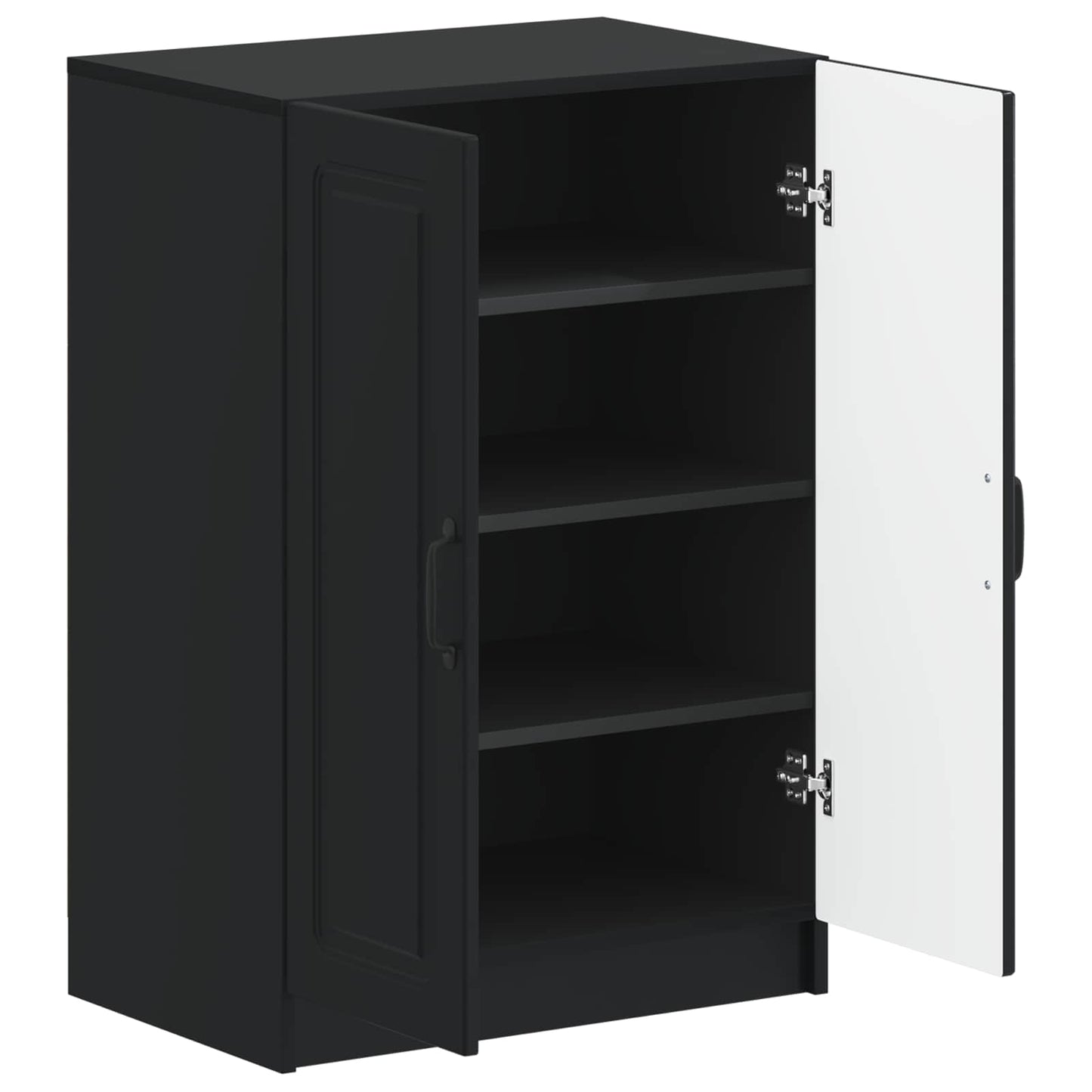 vidaXL Ντουλάπα Παπουτσιών UTRECHT 59,5 x 39,5 x 87 εκ Μαύρο