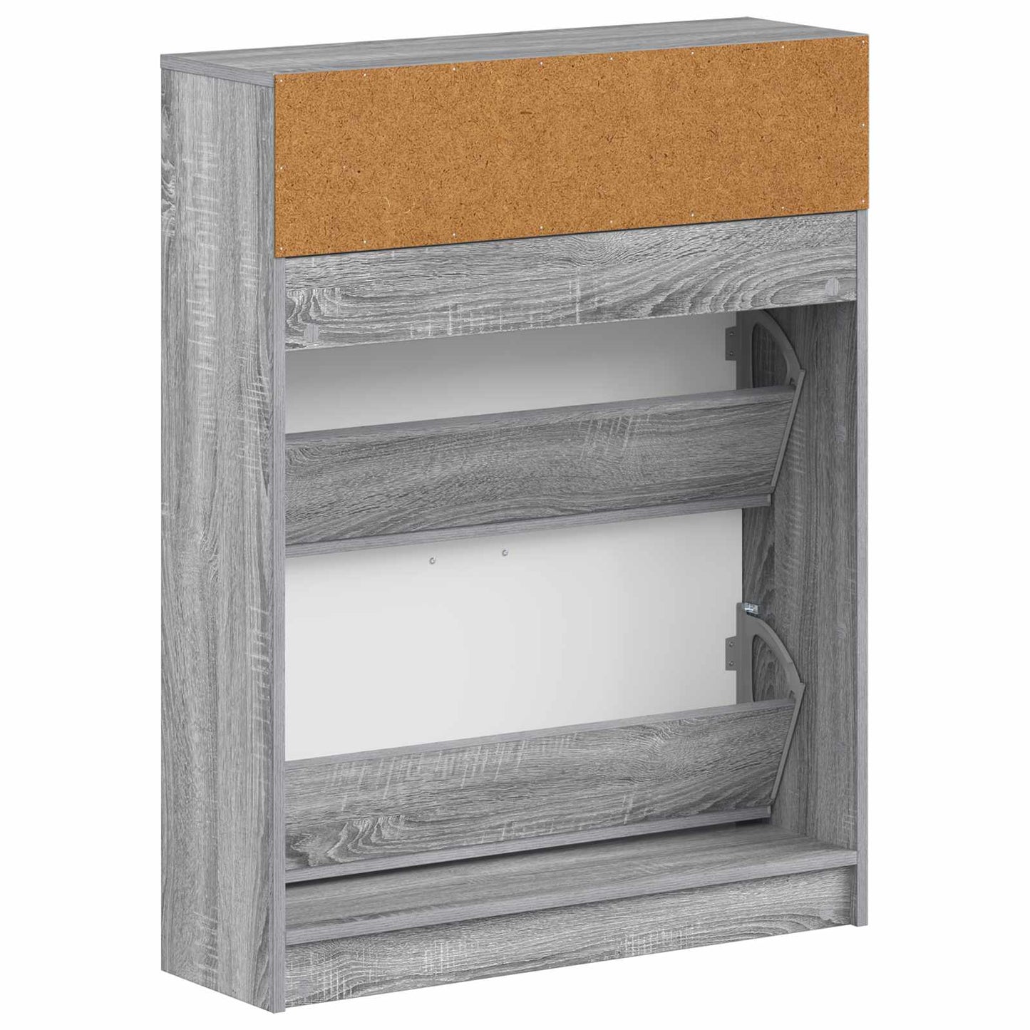 vidaXL Ντουλάπα Παπουτσιών UTRECHT 78 x 24 x 100 εκ. Γκρι Sonoma