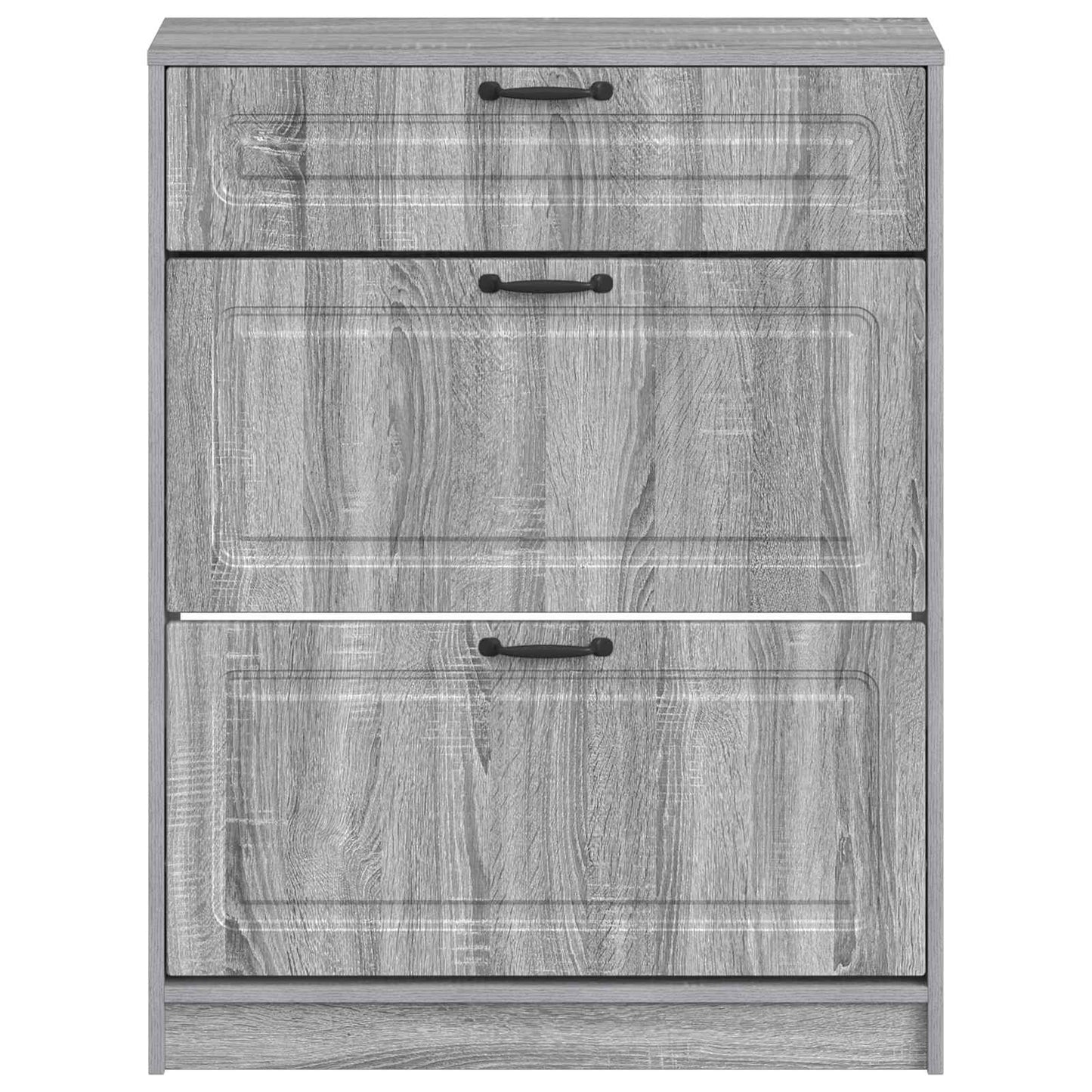 vidaXL Ντουλάπα Παπουτσιών UTRECHT 78 x 24 x 100 εκ. Γκρι Sonoma
