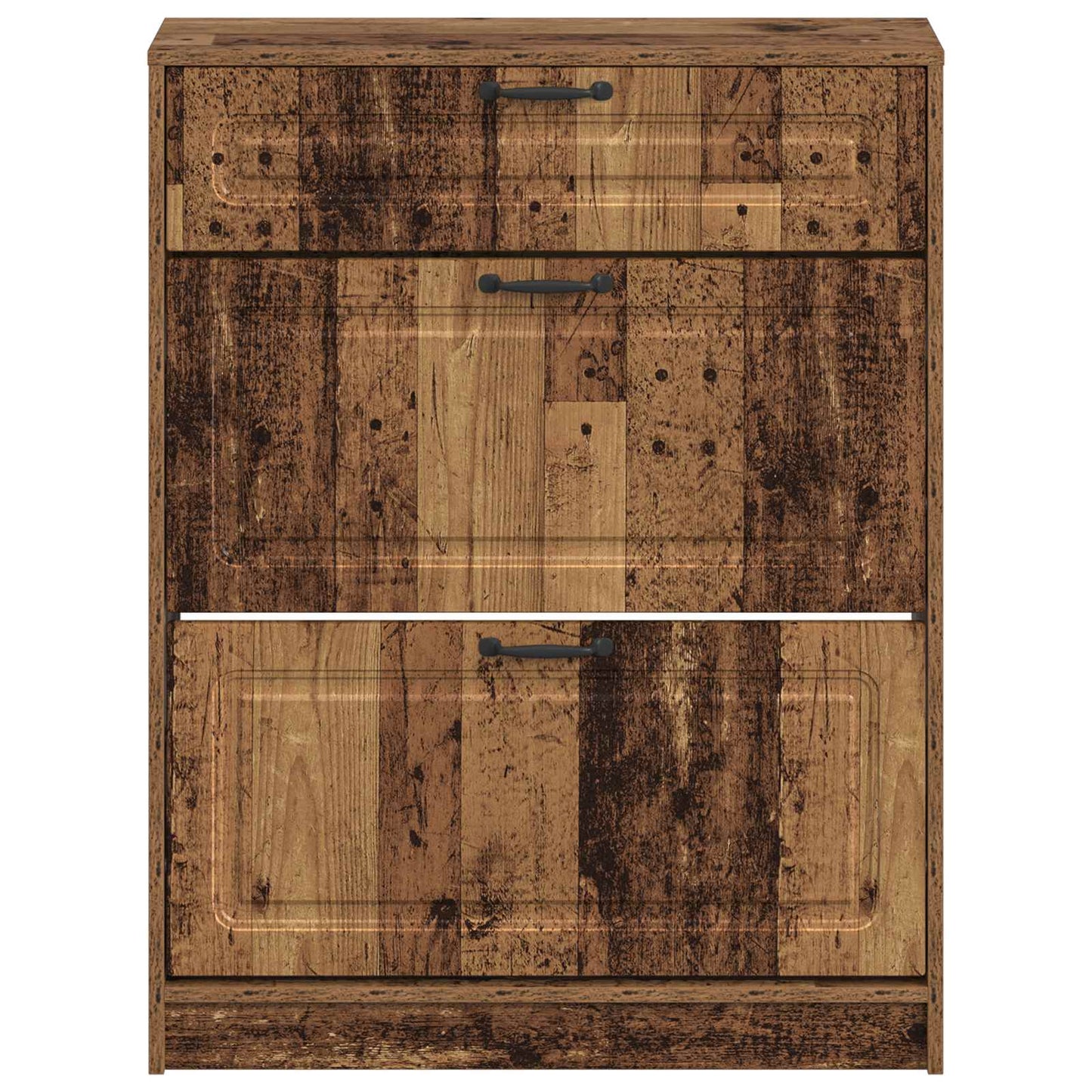 vidaXL Ντουλάπα Παπουτσιών UTRECHT 78 x 24 x 100 εκ. Παλαιωμένο ξύλο