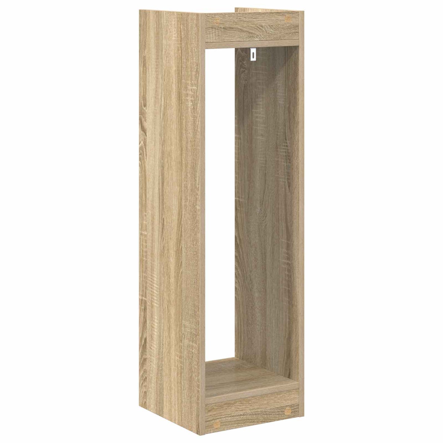 vidaXL Βάση φυτών με ράφι 2 pcs Δρύς Sonoma 30 x 30 x 100 εκ