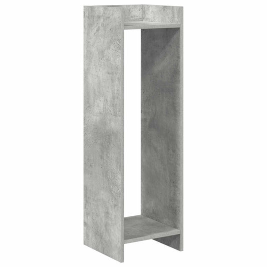 vidaXL Βάση φυτών με ράφι Σκυρόχρωμο Γκρι 30 x 30 x 100 εκ