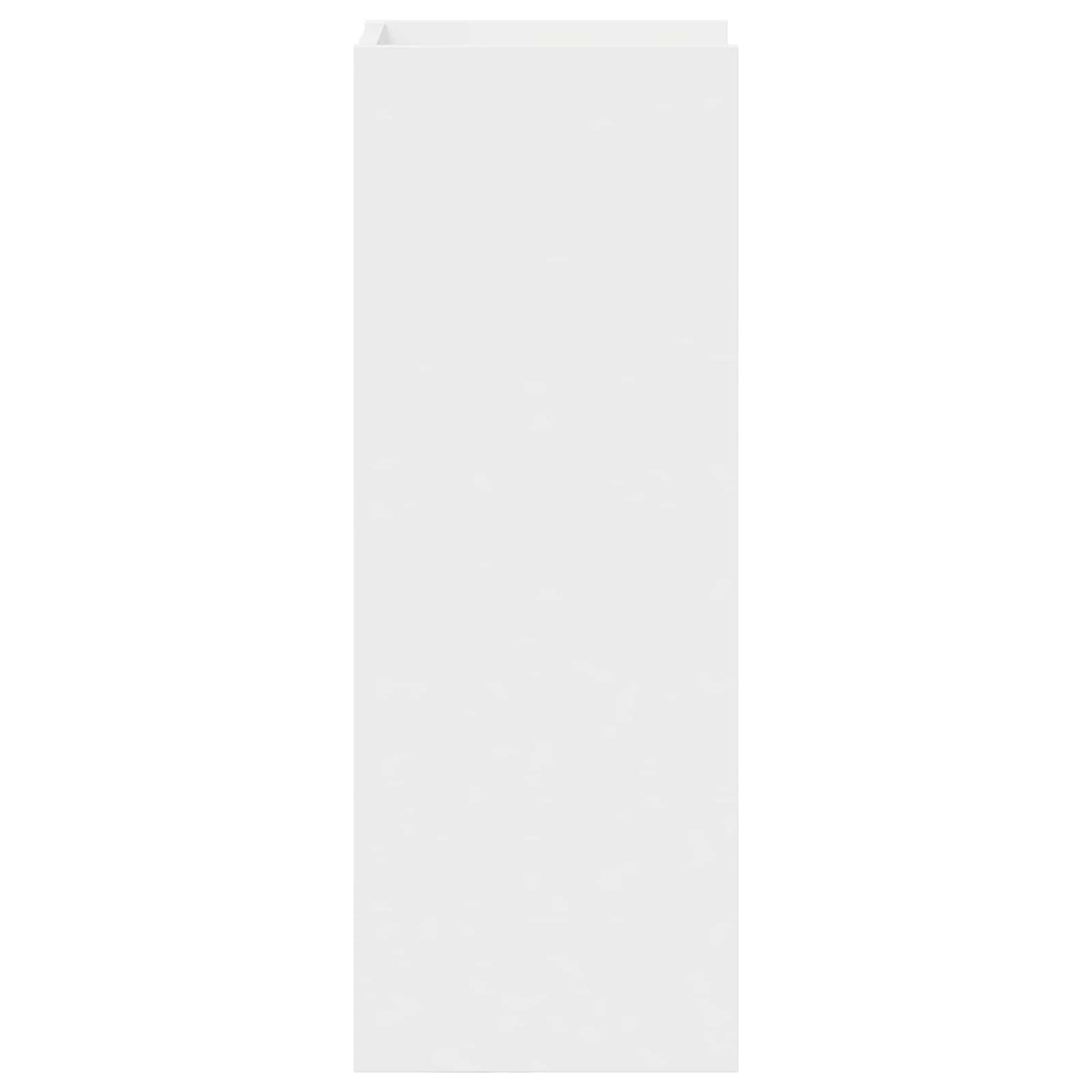 vidaXL Βάση φυτών με ράφι 2 pcs Λευκός 30 x 30 x 80 cm