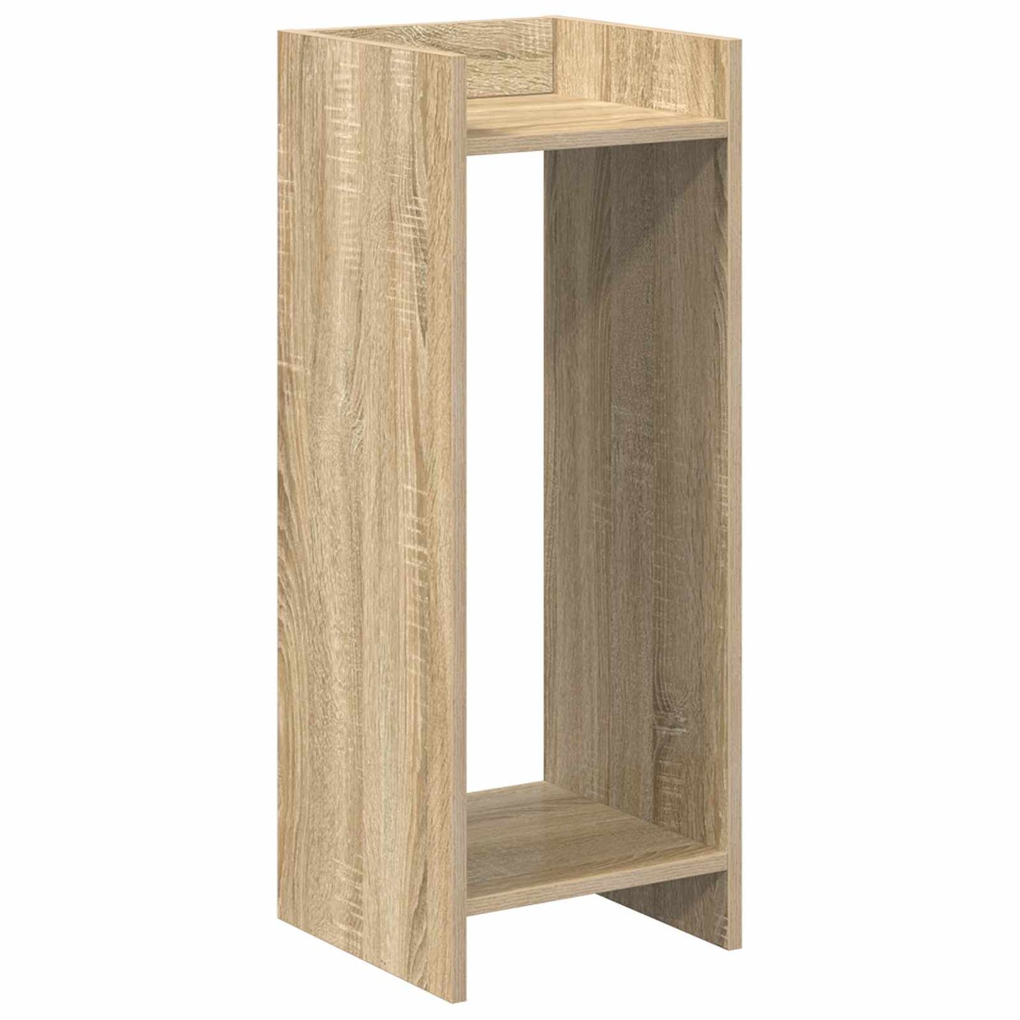 vidaXL Βάση φυτών με ράφι Δρύς Sonoma 30 x 30 x 80 cm