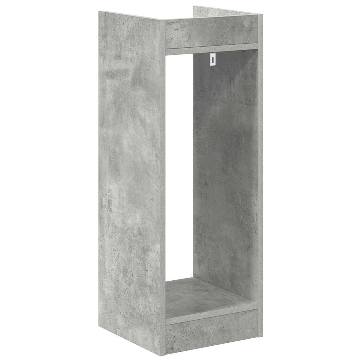 vidaXL Βάση φυτών με ράφι Σκυρόχρωμο Γκρι 30 x 30 x 80 cm