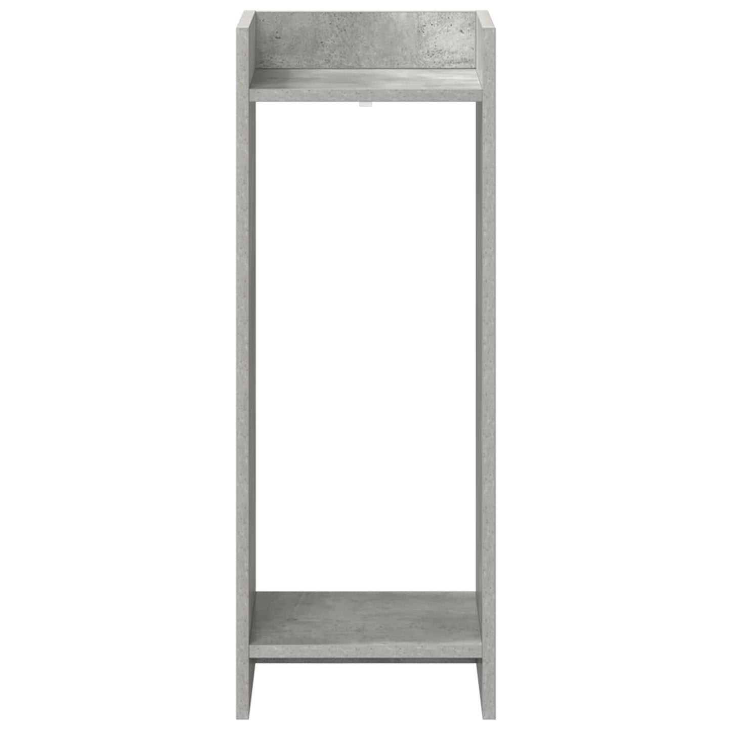 vidaXL Βάση φυτών με ράφι Σκυρόχρωμο Γκρι 30 x 30 x 80 cm