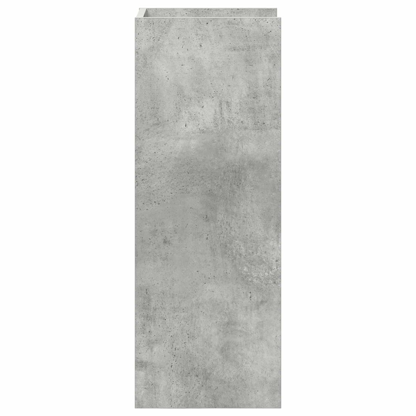 vidaXL Βάση φυτών με ράφι Σκυρόχρωμο Γκρι 30 x 30 x 80 cm
