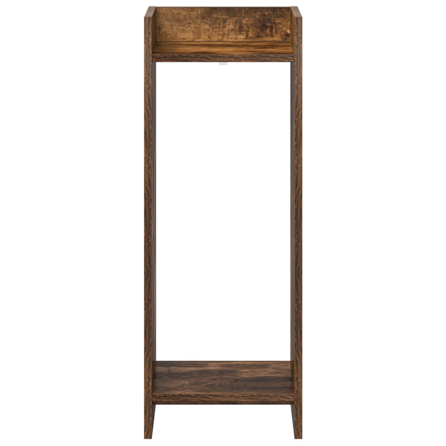 vidaXL Βάση φυτών Καπνισμένο Ξύλο Δρυός 30 x 30 x 80 cm