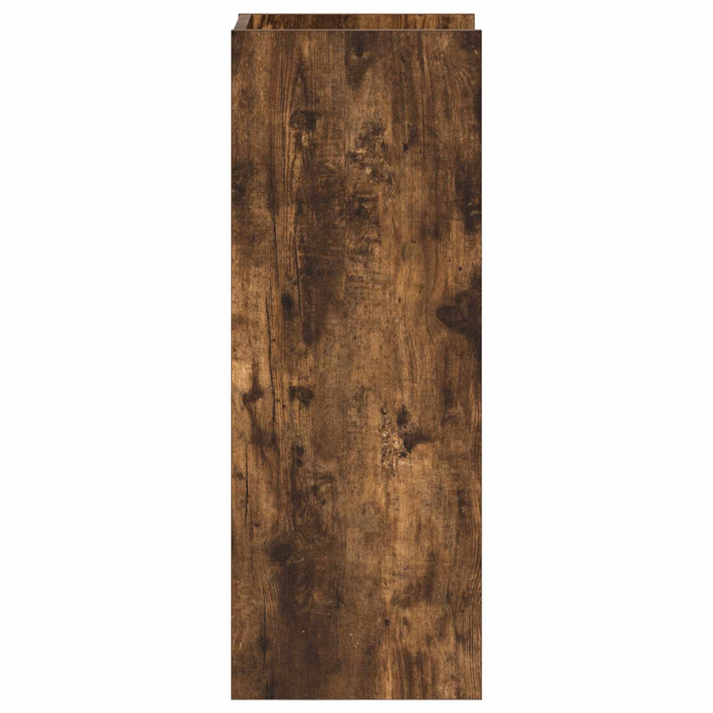vidaXL Βάση φυτών με ράφι 2 pcs Καπνιστή Δρυς 30 x 30 x 80 cm