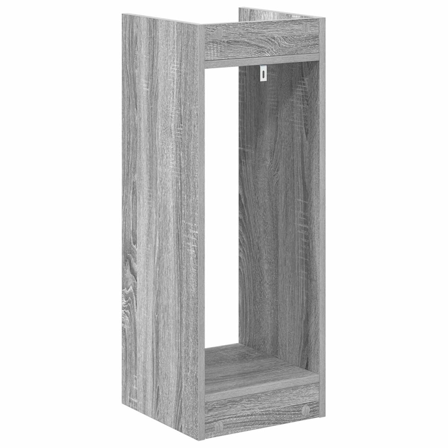 vidaXL Βάση φυτών με ράφι 2 pcs Γκρι Σονομά 30 x 30 x 80 cm