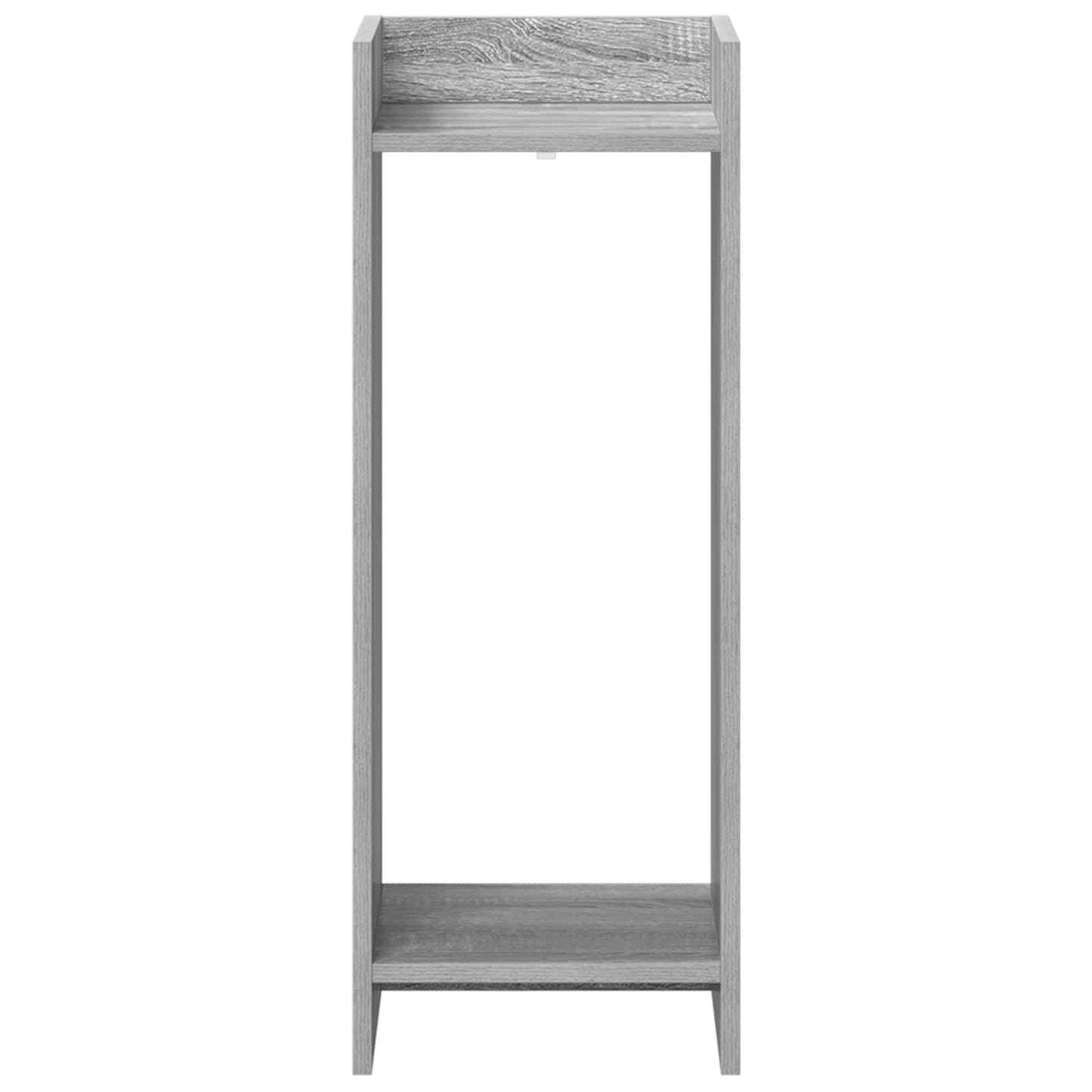 vidaXL Βάση φυτών με ράφι 2 pcs Γκρι Σονομά 30 x 30 x 80 cm