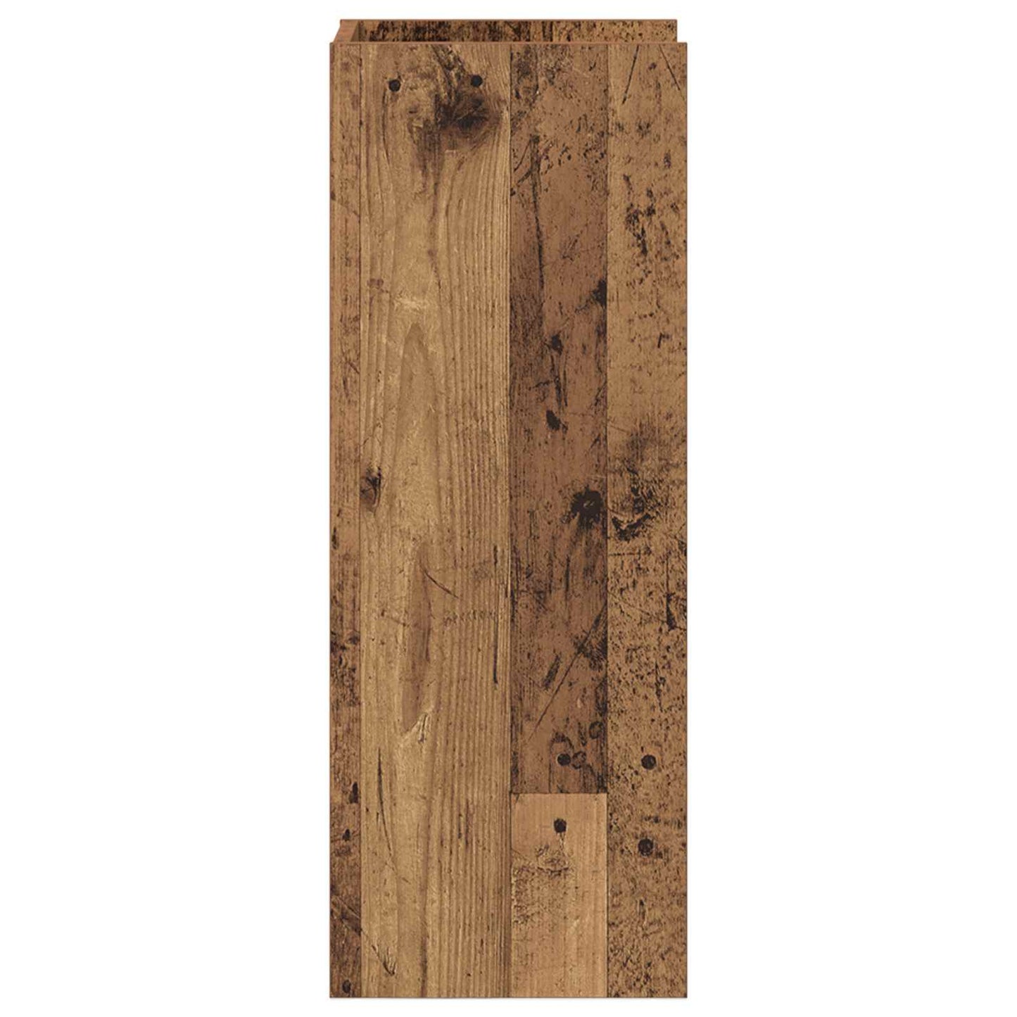 vidaXL Βάση φυτών με ράφι 2 pcs Παλιό ξύλο 30 x 30 x 80 cm