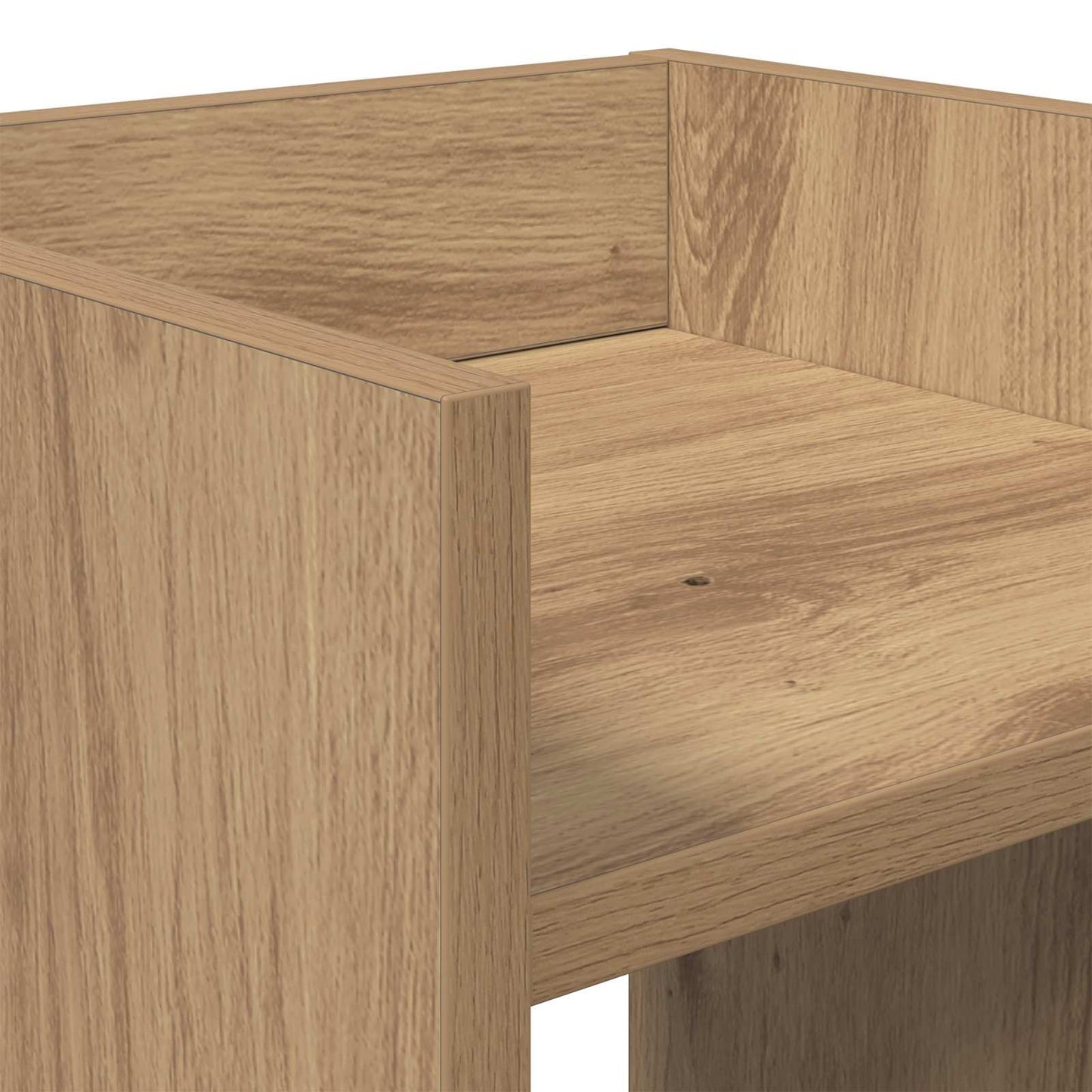 vidaXL Βάση φυτών Artisan Δρυς 30 x 30 x 80 cm Επεξεργασμένο Ξύλο