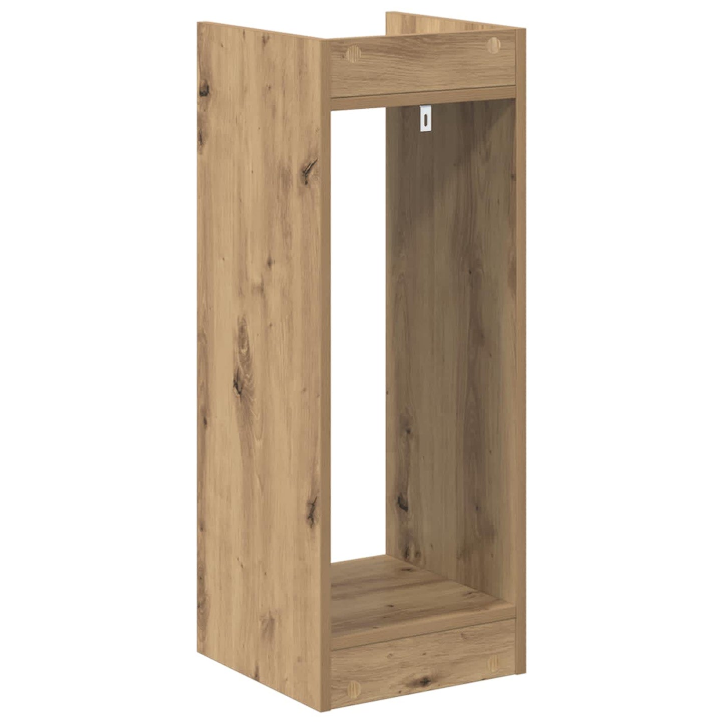 vidaXL Βάση φυτών με ράφι 2 pcs Τεχνίτικη Δρυς 30 x 30 x 80 cm