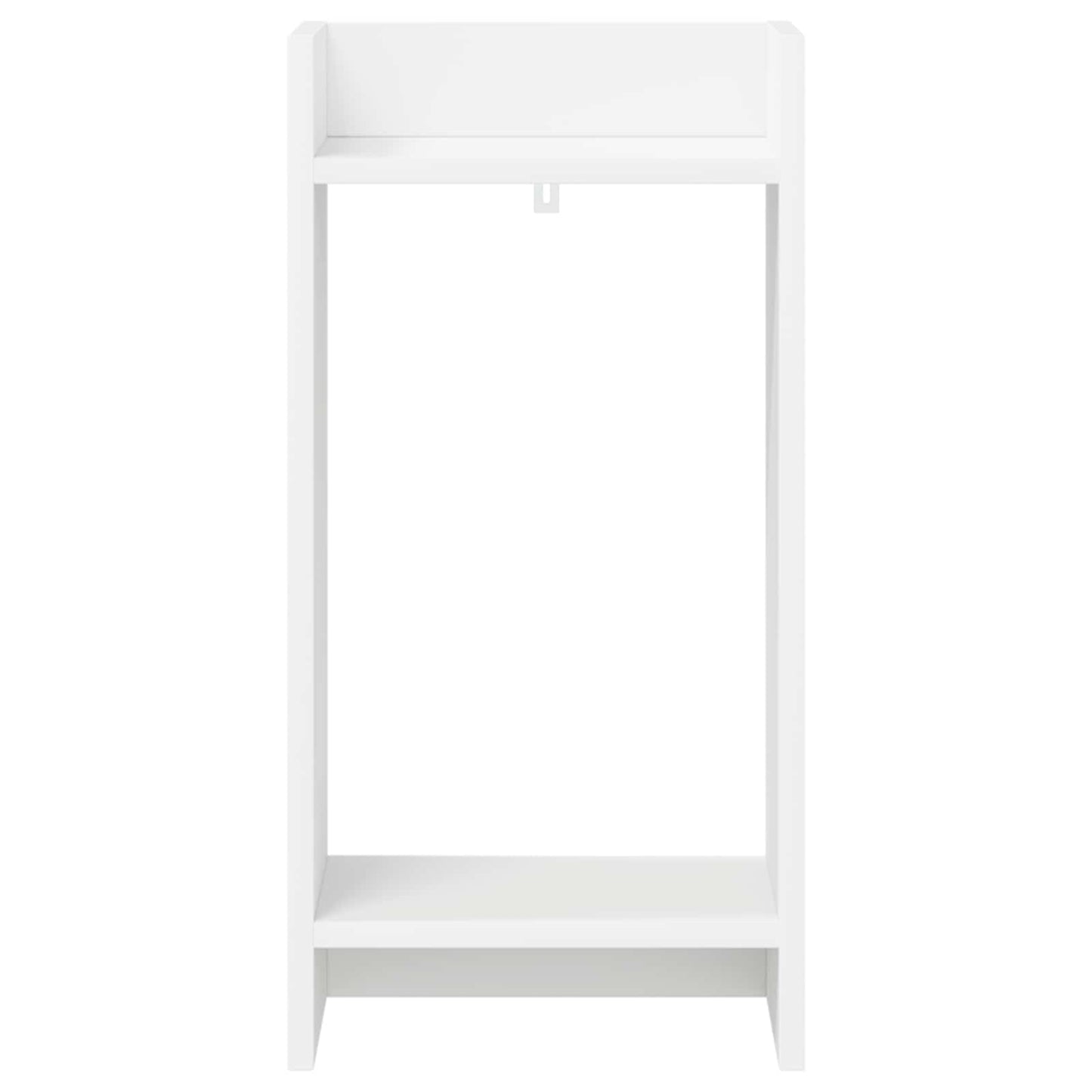 vidaXL Βάση φυτών με ράφι 2 pcs Λευκός 30 x 30 x 60 cm