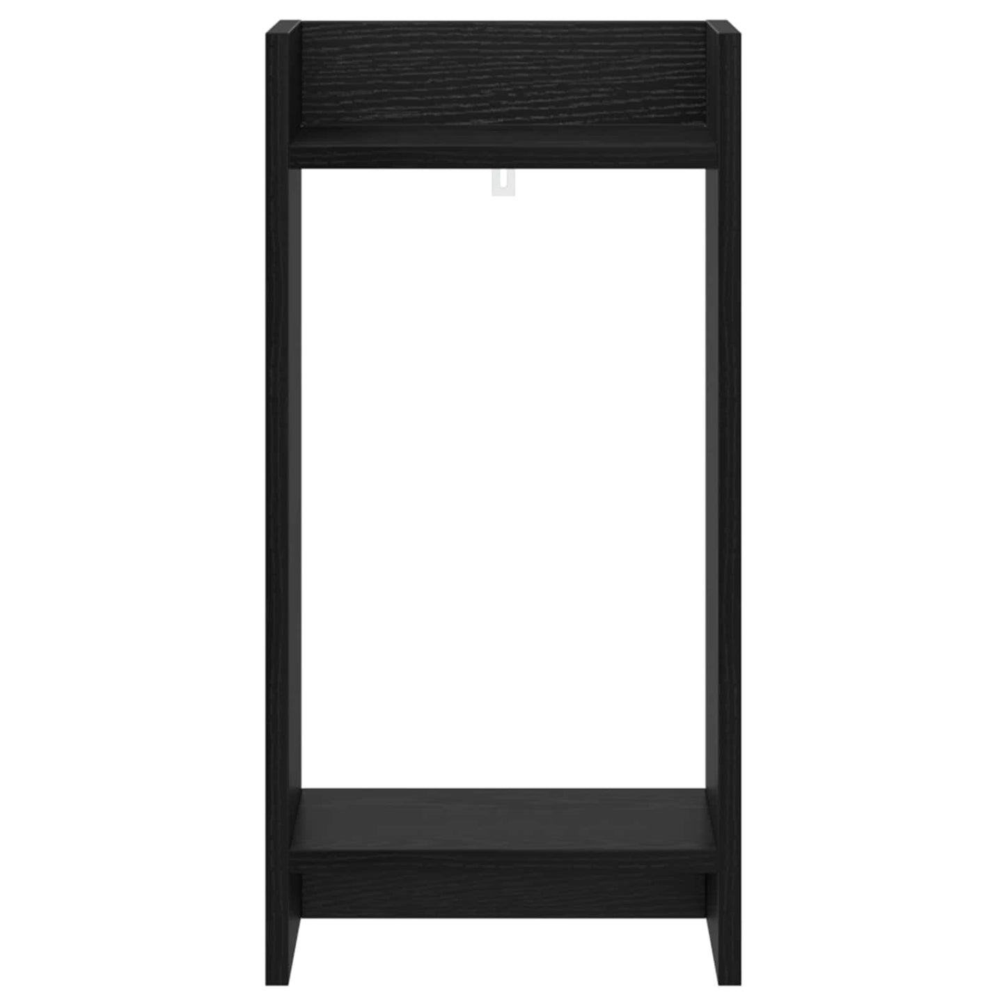vidaXL Βάση φυτών με ράφι Μαύρη Δρυς 30 x 30 x 60 cm