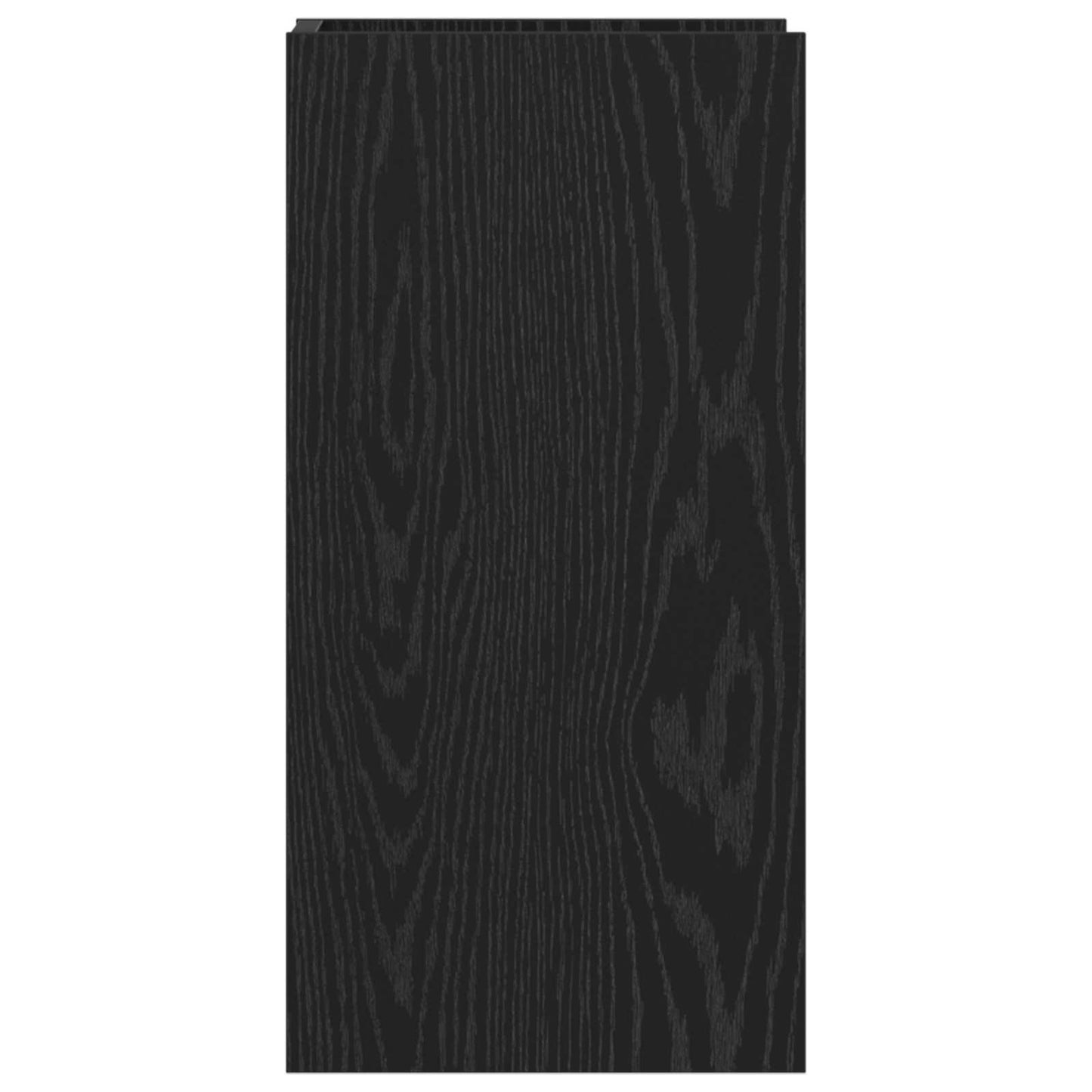 vidaXL Βάση φυτών με ράφι Μαύρη Δρυς 30 x 30 x 60 cm